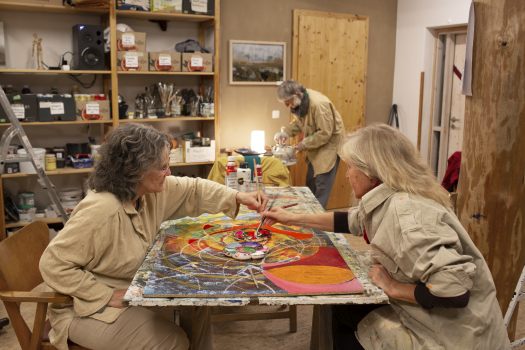 ZEGG Offenes Atelier - Foto: Andreas Zierhut